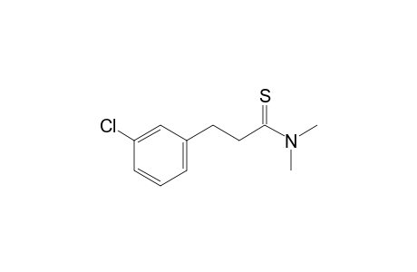 3-(3-chlorophenyl)-N,N-dimethylpropanethioamide