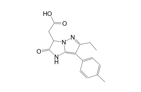1H-imidazo[1,2-b]pyrazole-3-acetic acid, 6-ethyl-2,3-dihydro-7-(4-methylphenyl)-2-oxo-