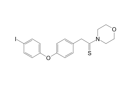 2-[4'-(p-Iodophenoxy)phenyl]-1-morpholin-4-yl-Ethanethione