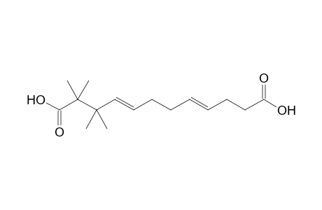 (E,E)-Tetramethyldodeca-4,8-diene-1,12-dioic acid