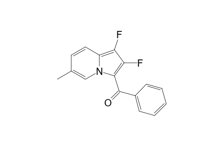 (1,2-Difluoro-6-methylindolizin-3-yl)phenylmethanone