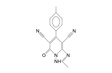2-Methyl-5-oxo-7-(4-tolyl)-3,5-dihydro-(1,2,4)triazolo(1,5-A)pyridine-6,8-dicarbonitrile