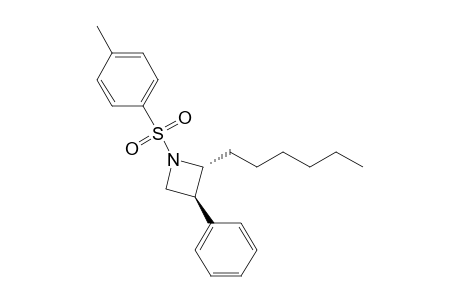 (2R,3S)-2-hexyl-3-phenyl-1-(p-tolylsulfonyl)azetidine