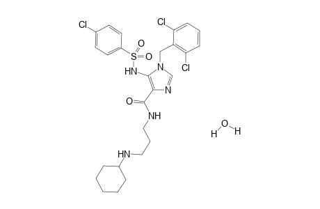5-(4-Chlorophenylsulfonylamino)-1-(2,6-dichlorophenylmethyl)-1H-imidazole-N-(3-cyclohexylaminopropyl)-4-carboxamide sesquihydrate