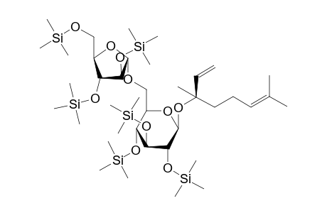 6-O-[.alpha.-L-arabinofuranosyl]-.beta.-[(R)-linalyl]-D-glucopyranoside-hexakis(trimethylsilyl) ether