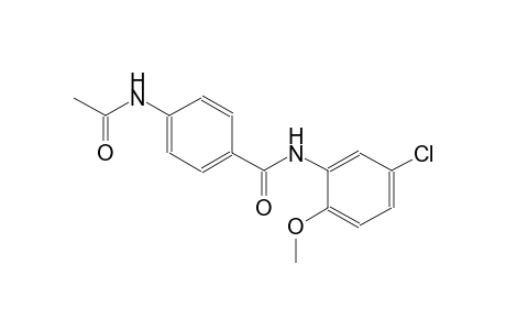 4-(acetylamino)-N-(5-chloro-2-methoxyphenyl)benzamide