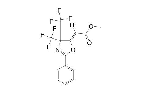 (Z)-[2-PHENYL-4,4-BIS-(TRIFLUOROMETHYL)-2-OXAZOLIN-5-YLIDENE]-ACETIC-ACID-METHYLESTER