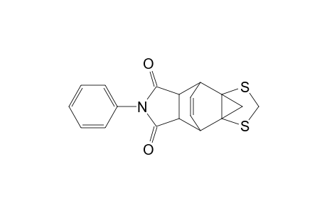 4,8-Etheno-3a,8a-methano-4H-1,3-dithiolo[4,5-f]isoindole-5,7(4aH,6H)-dione, 7a,8-dihydro-6-phenyl-