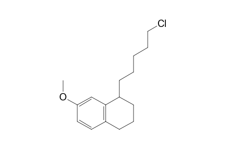 1-(5-Chloro-n-penttyl)-7-methoxy-1,2,3,4-tetrahydronaphthalene