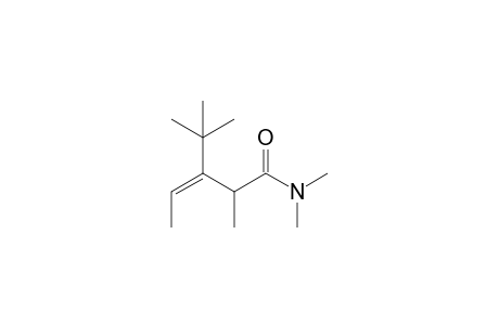 (E)-3-(t-Butyl)-N,N,2-trimethyl-3-pentenamide