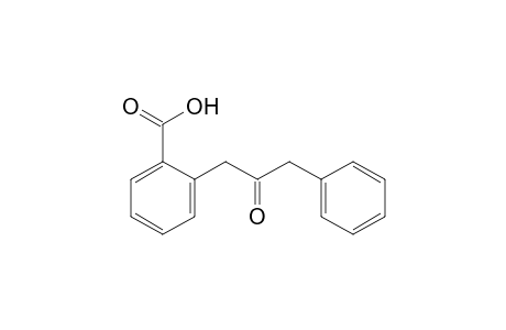 2-(2-Oxo-3-phenylpropyl)benzoic acid