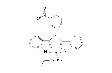 3-[1-(3-NITROPHENYL)-ETHYL]-1-(INDOLE-1-YL-SELENOPHOSPHINIC-ACID)-ETHYLESTER