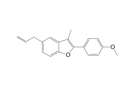 5-ALLYL-2-(4-METHOXYPHENYL)-3-METHYLBENZOFURAN
