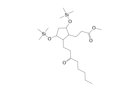 Methyl 3-(2-(3-oxooctyl)-3,5-bis[(trimethylsilyl)oxy]cyclopentyl)propanoate