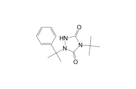 4-tert-Butyl-1-(1-methyl-1-phenyl-ethyl)-1,2,4-triazolidine-3,5-dione