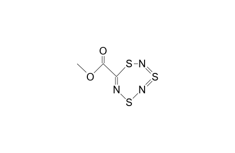 1,3.lambda./4/.delta./2/,5,2,4,6-Trithia-triazepine-7-carboxylic acid, methyl ester