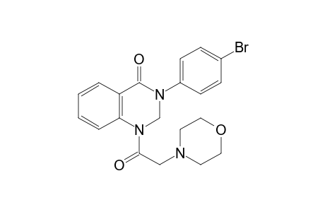 3-(p-bromophenyl)-2,3-dihydro-1-(morpholinoacetyl)-4(1H)-quinazolinone