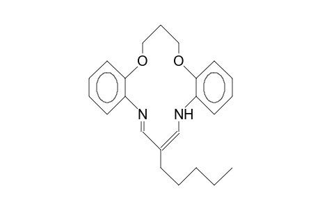 10-Pentyl-1,5-dioxa-8,12-diaza-dibenzo(F,M)cyclotetradeca-6,8,10,13-tetraene