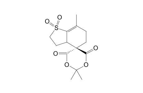2',2',7-TRIMETHYL-2,3,3A,4,5,6-HEXAHYDROSPIRO-[1-BENZOTHIOPHENE-4,5'-[1.3]-DIOXANE]-4',6'-DIONE_1,1-DIOXIDE