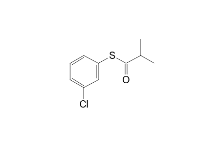 3-Chlorothiophenol, S-(2-methylpropionyl)-