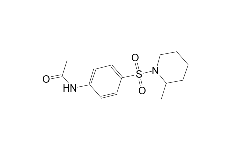 acetamide, N-[4-[(2-methyl-1-piperidinyl)sulfonyl]phenyl]-