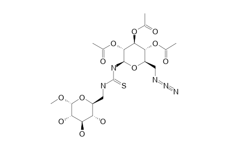 METHYL-6-DEOXY-6-[N'-(2,3,4-TRI-O-ACETYL-6-AZIDO-6-DEOXY-BETA-D-GLUCOPYRANOSYL)-THIOUREIDO]-ALPHA-D-GLUCOPYRANOSIDE