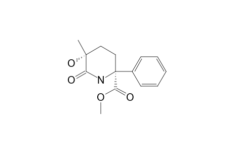 (2S,5R)-5-hydroxy-6-keto-5-methyl-2-phenyl-pipecolinic acid methyl ester