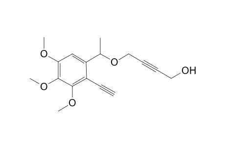 4-(1-(2-ethynyl-3,4,5-trimethoxyphenyl)ethoxy)but-2-yn-1-ol