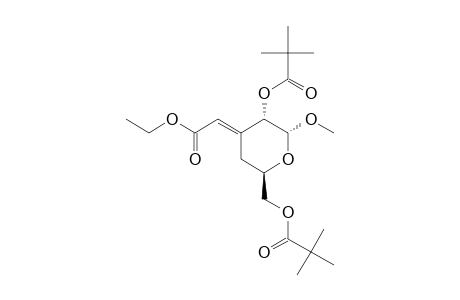 METHYL-3,4-DEOXY-3-C-[(E)-(ETHOXYCARBONYL)-METHYLENE]-2,6-DI-O-PIVALOYL-ALPHA-D-ERYTHROHEXOPYRANOSIDE