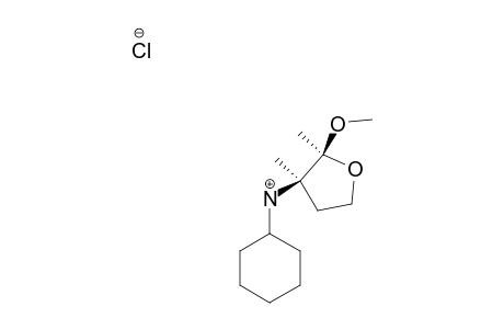 CIS-3-(N-CYCLOHEXYLAMINO)-2-METHOXY-2,3-DIMETHYLOXOLANE_HYDROCHLORIDE