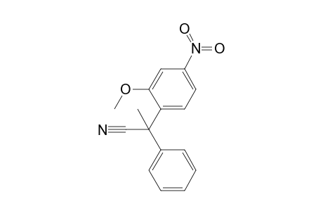 1-Cyano-1-phenyl-1-(2-methoxy-4-nitrophenyl)ethane