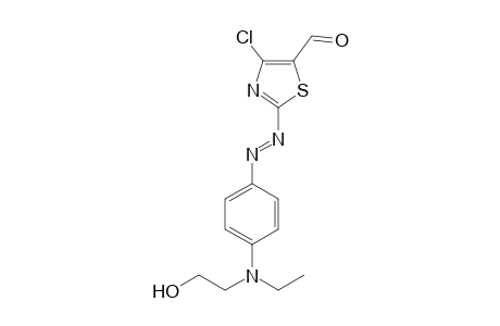 4-Chloro-2-{4-[N-ethyl-N-(2-hydroxyethyl)amino]phenylazo}thiazole-5-carbaldehyde
