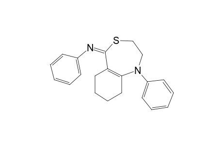 2,3,5,6,7,8,9-Heptahydro-1-phenyl-5-(phenylimino)-1H-benzo[E][1,4]thiazepine