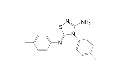 1,2,4-Thiadiazol-3-amine, 4,5-dihydro-4-(4-methylphenyl)-5-[(4-methylphenyl)imino]-