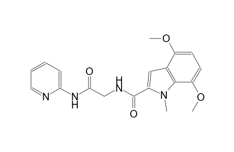 1H-indole-2-carboxamide, 4,7-dimethoxy-1-methyl-N-[2-oxo-2-(2-pyridinylamino)ethyl]-