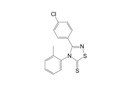 3-(4-chlorophenyl)-4-o-tolyl-1,2,4-thiadiazole-5(4H)-thione