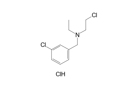 m-CHLORO-N-(2-CHLOROETHYL)-N-ETHYLBENZYLAMINE, HYDROCHLORIDE