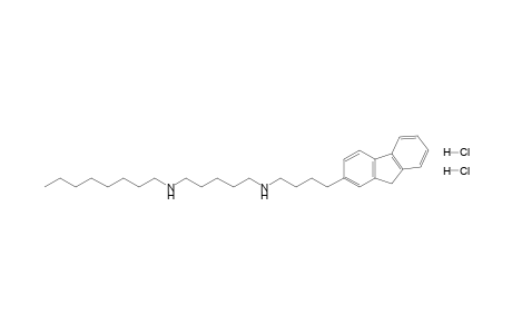 N-[4'-(2'-Fluorenyl)butyl]-N'-octylpentane-1,5-diamine - dihydrochloride