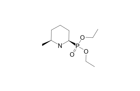 (2R,6S)-(-)-O,O-DIETHYL-6-METHYL-PIPERIDINE-2-PHOSPHONATE