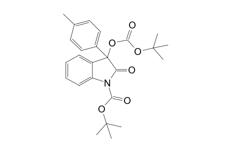 tert-Butyl 3-((tert-butoxycarbonyl)oxy)-2-oxo-3-(p-tolyl)indoline-1-carboxylate