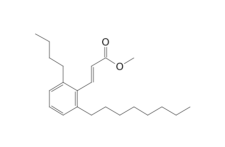 (E)-3-(2-butyl-6-octyl-phenyl)acrylic acid methyl ester