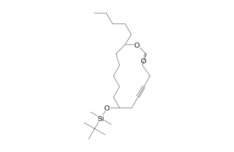 8-([tert-Butyl(dimethyl)silyl]oxy)-14-pentyloxacyclotetradec-5-yn-2-one
