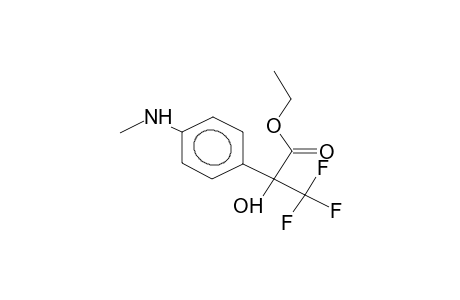 ethyl 2-hydroxy-2-(4-methylaminophenyl)-3,3,3-trifluoropropanoate