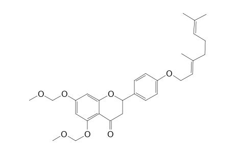 4'-(Geranyloxy)-5,7-(bis(methoxymethoxy)-flavanone