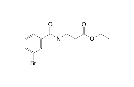 .beta.-Alanine, N-(3-bromobenzoyl)-, ethyl ester