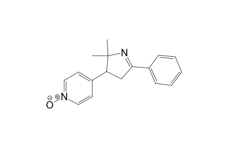 Pyridine, 4-(3,4-dihydro-2,2-dimethyl-5-phenyl-2H-pyrrol-3-yl)-, N4-oxide