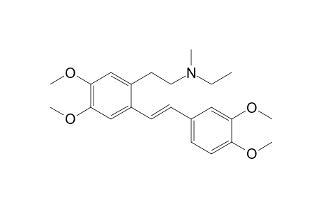 2-[2-(N-Ethyl-N-methylamino)ethyl]-1-[2-(3,4-dimethoxyphenyl)ethenyl]-4,5-dimethoxybenzene