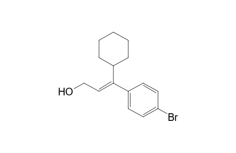 (E)-3-(4-Bromophenyl)-3-cyclohexylprop-2-en-1-ol