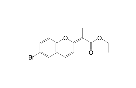 (E)-ethyl 2-(6-bromo-2H-chromen-2-ylidene)propanoate