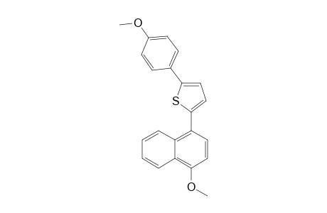 2-(4'-Methoxyphenyl)-5-(4"-methoxynaphthyl)thiophene